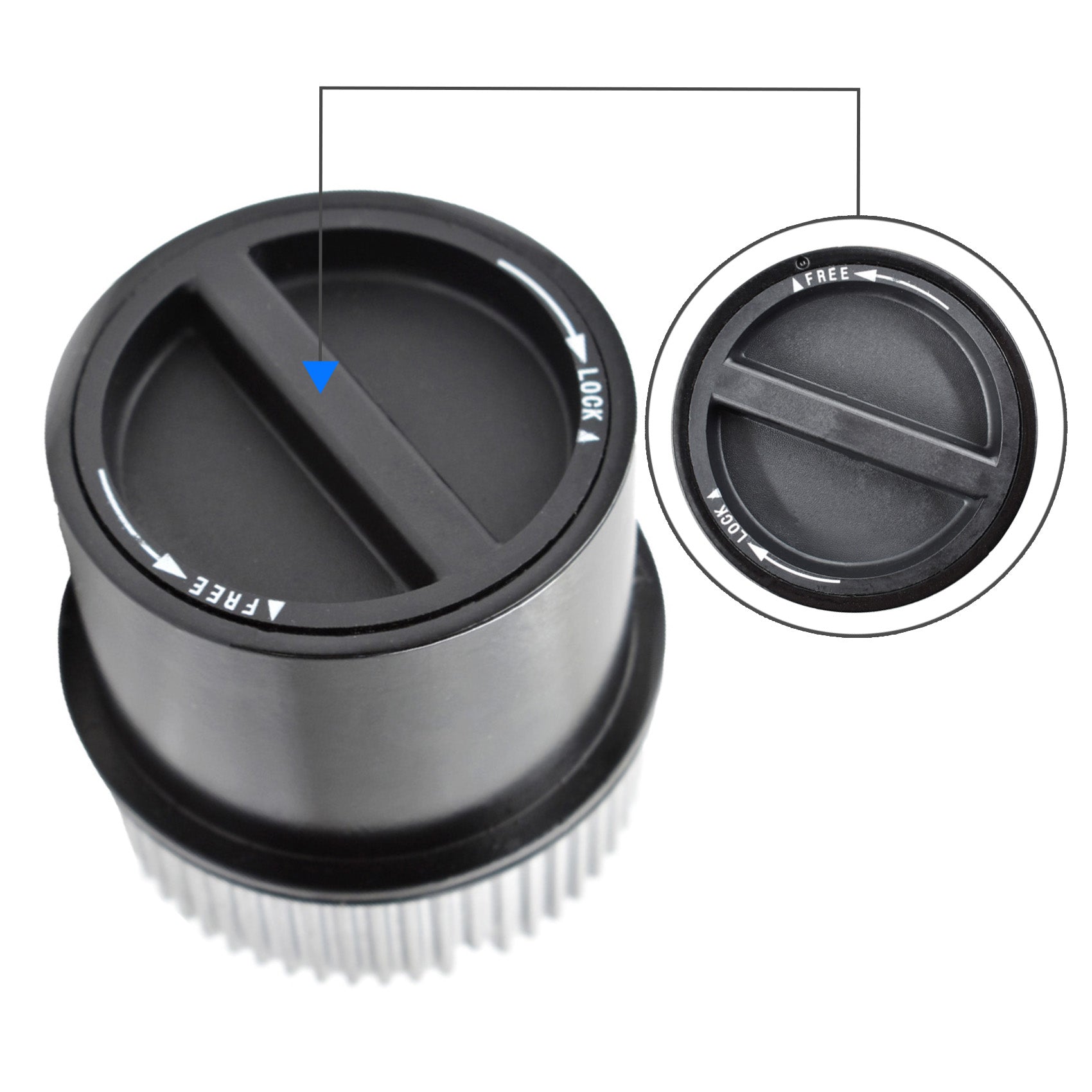 2X 4WD Manual Locking Front Wheel Hubs For 1999-2004 Ford Super Duty Excursion Lab Work Auto