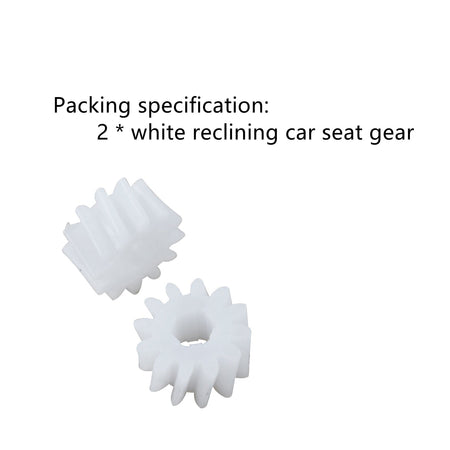 2X White Reclining Car Seat Gear For BMW E36 320i 325i M3 Replacement Repair Kit Lab Work Auto