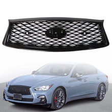 Load image into Gallery viewer, Silscvtt Front Bumper Upper Replacement Grille For 2018-2021 Infiniti Q50 Mesh