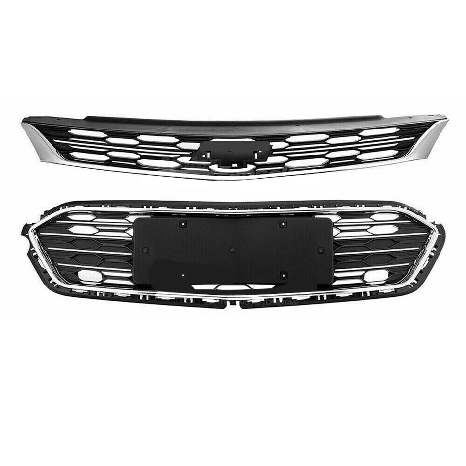 Labwork Front Bumper Upper Grill Middle Lower Grille For Chevrolet Cruze 2016 2017 2018