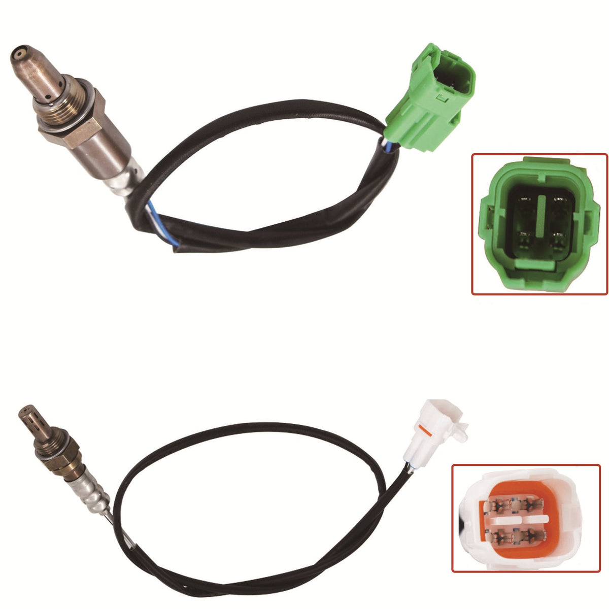 2pcs Up+Downstream Oxygen Sensor 234-9033 234-4165 For 2007-2009 Suzuki SX4 2.0L Lab Work Auto