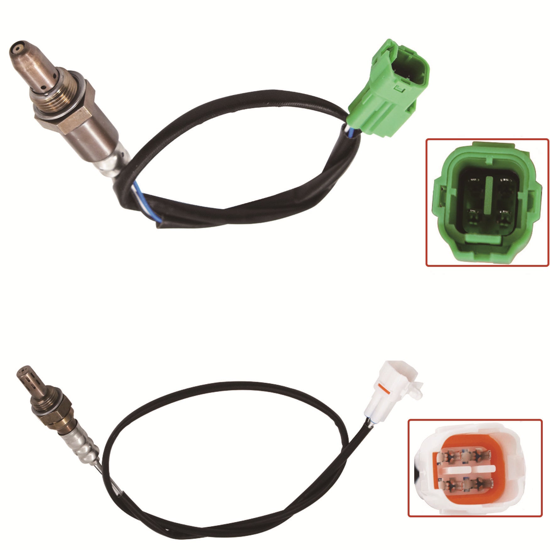 2pcs Up+Downstream Oxygen Sensor 234-9033 234-4165 For 2007-2009 Suzuki SX4 2.0L Lab Work Auto