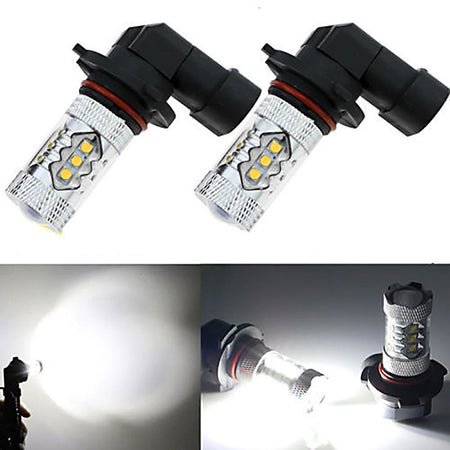 2x 80W Headlights For Can-Am & Honda Foreman  LED 6000K Super White Bulb Lab Work Auto