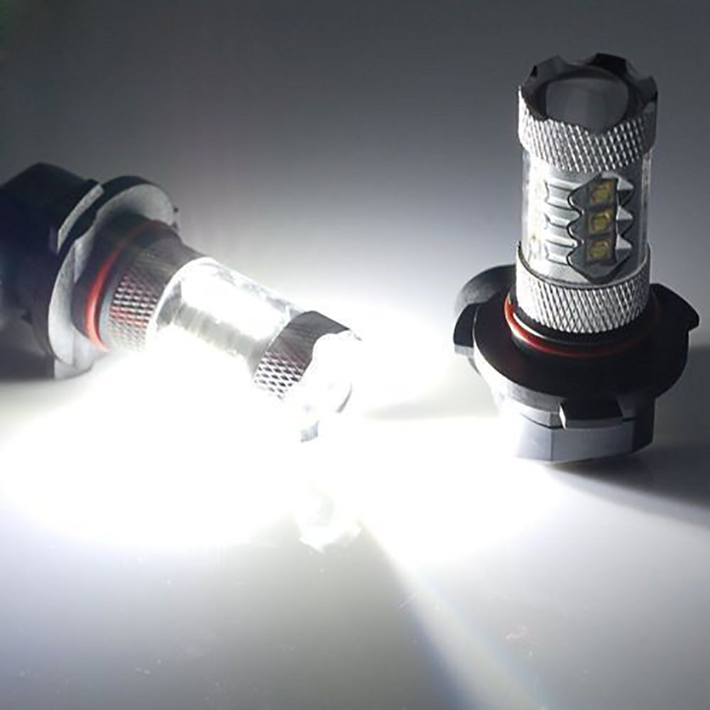 2x 80W Headlights For Can-Am & Honda Foreman  LED 6000K Super White Bulb Lab Work Auto