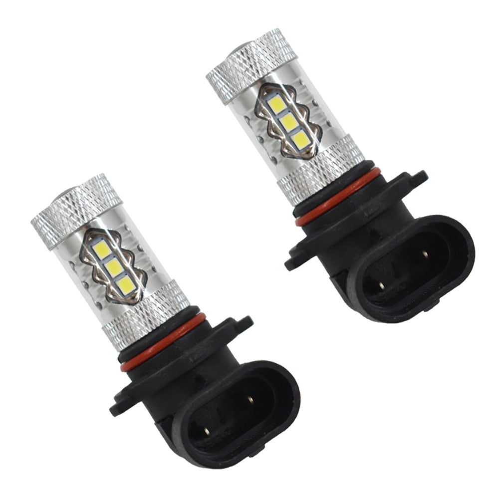 2x 80W Headlights For Can-Am & Honda Foreman  LED 6000K Super White Bulb Lab Work Auto