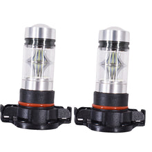 Load image into Gallery viewer, 2x H16 5202 PS24WFF 8000K Ice Blue 100W  LED Fog Light Driving Bulb DRL NEW Lab Work Auto