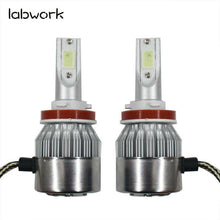 Load image into Gallery viewer, 2x H8 H9 H11 H16 8000K Ice Blue  LED Headlight Bulbs Kit High Low Beam Lab Work Auto