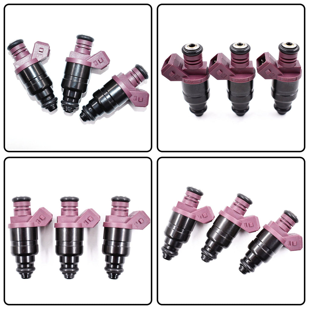 3 Pcs Fuel Injectors For John Deere 825i Gator 3 Cylinder MIA11720 5WY2404A Lab Work Auto