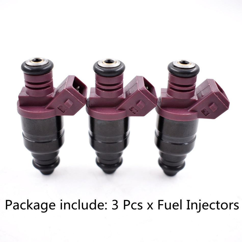 3 Pcs Fuel Injectors For John Deere 825i Gator 3 Cylinder MIA11720 5WY2404A Lab Work Auto