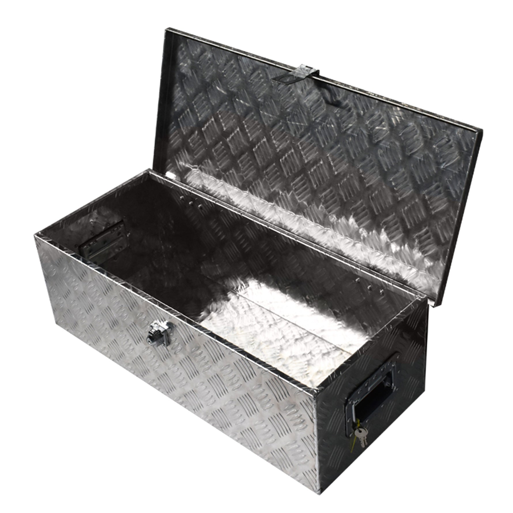 30"x 13" Truck Pickup Underbody Aluminum Tool Box Trailer Storage Bed w/ Lock Lab Work Auto 