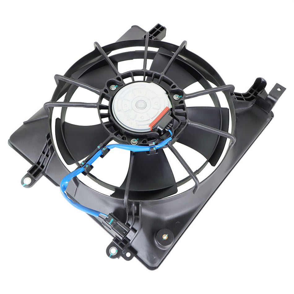 labwork Driver Side A/C AC Condenser Radiator Cooling Fan Replacement for 2012-2015 Honda Civic 2013-2017 Acura ILX