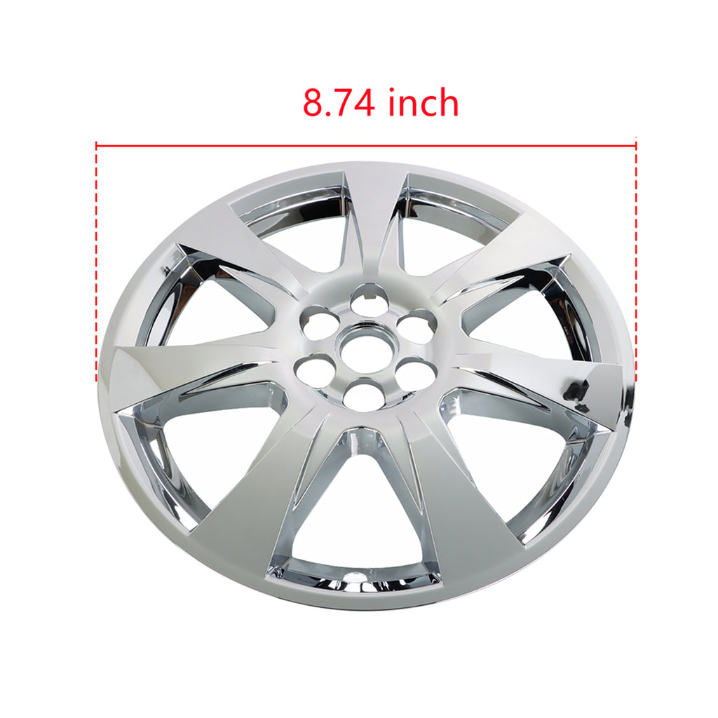 labwork 4 Pieces Chrome Wheel Cover Hub Caps Rim Cover Replacement for Cadillac SRX 2010 2011 2012