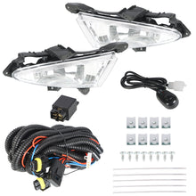 Load image into Gallery viewer, Labwork Right&amp;Left Side Fog Lights Lamps w/Switch Kits For 07-10 Hyundai Elantra Clear