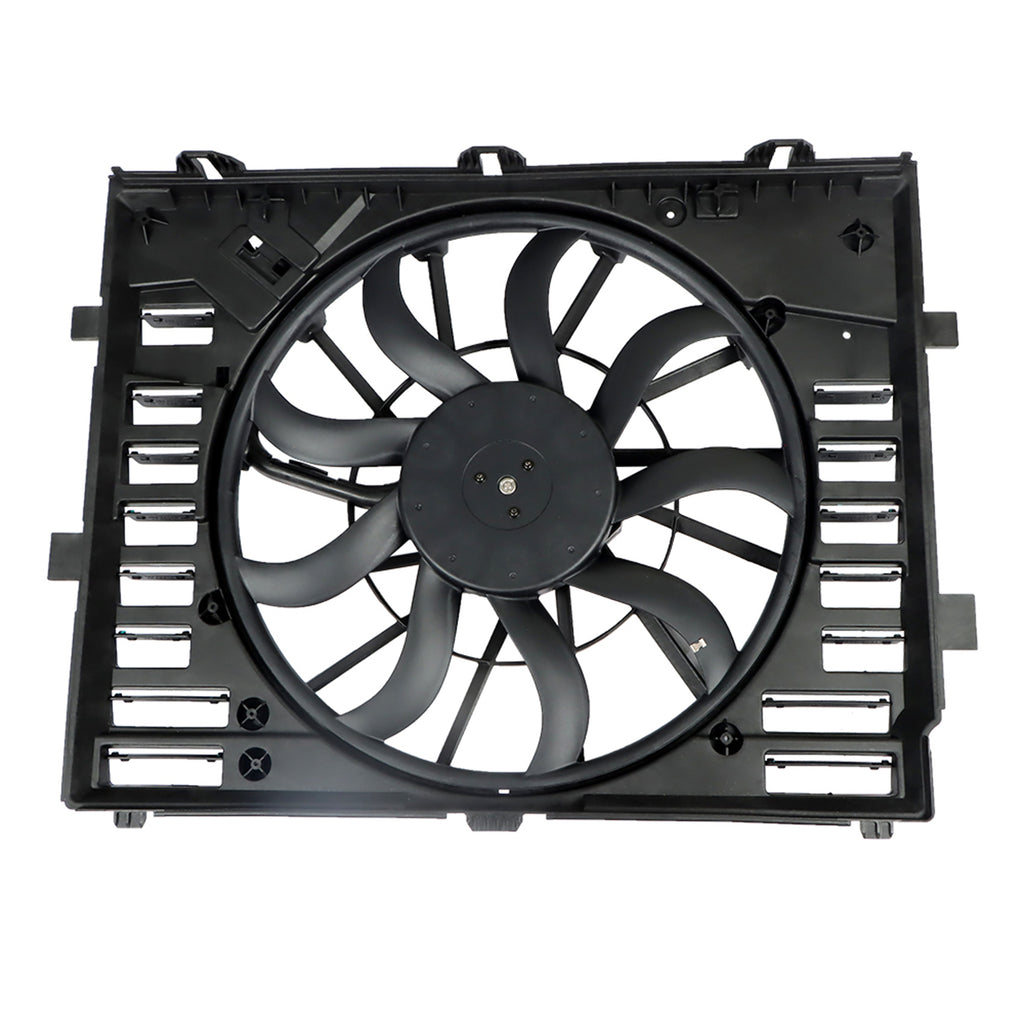 labwork Radiator Cooling Fan Assembly Replacement for 2011-2018 Porsche Cayenne 95810606120