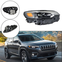 Load image into Gallery viewer, labwork LED Headlight Assembly, Compatible Replacement for 2019-2022 Jeep Cherokee Projector Headlamp for Passenger Side