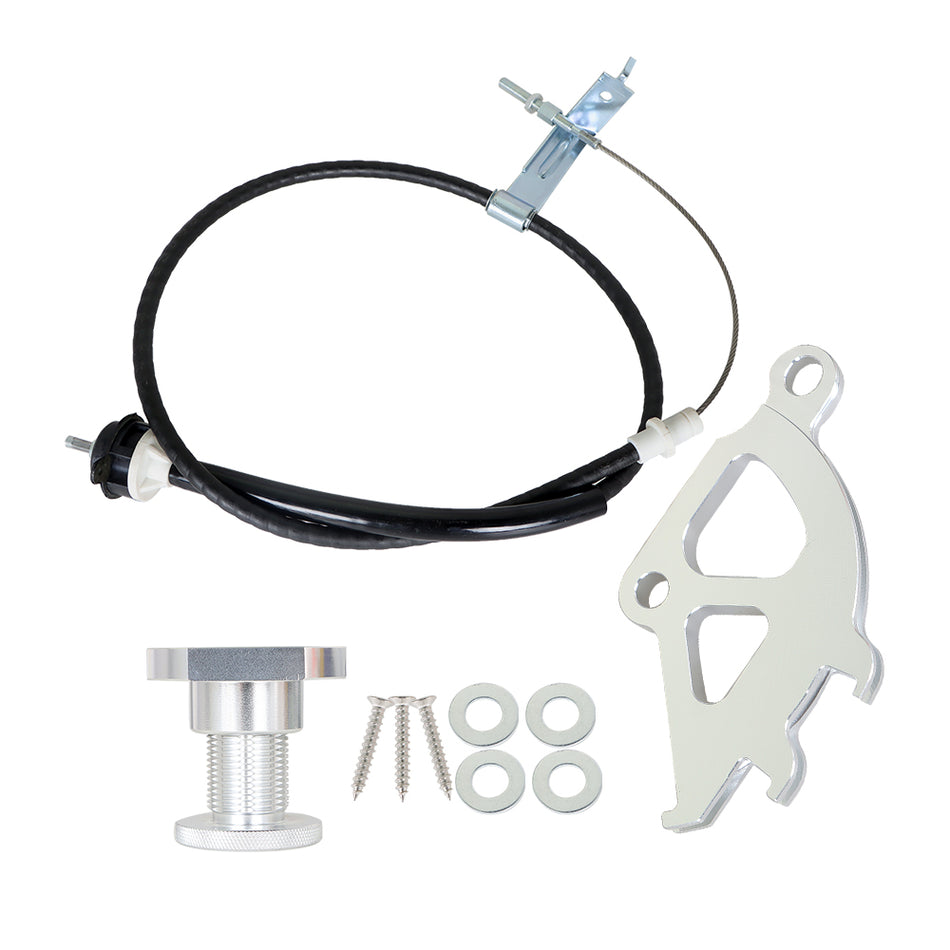 labwork Clutch Quadrant & Clutch Cable & Firewall Adjuster Kit Replacement for 1996-2004 Mustang