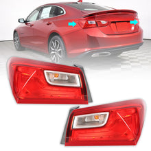 Load image into Gallery viewer, Labwork Outer Tail Lights For 2016-2021 Chevy Malibu Rear Brake Lamps Left+Right