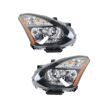 Load image into Gallery viewer, Labwork RH+LH Headlight For 08-13 Nissan Rogue/14-15 Rogue Select Black Halogen