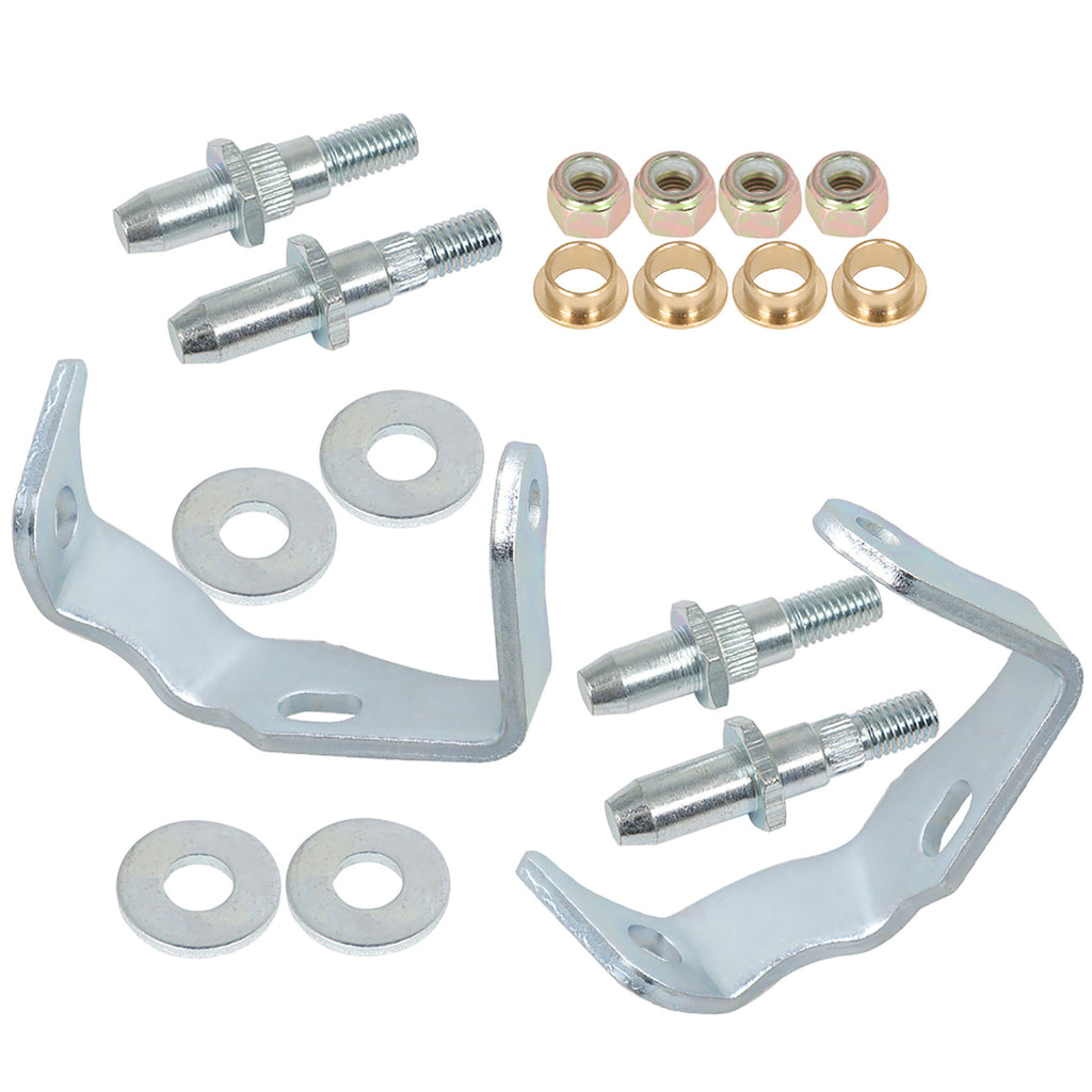 labwork 1 Pair Door Hinge Pin and Bushing Kit Front Right and Left 89025539 Replacement for Cadillac Chevy GMC