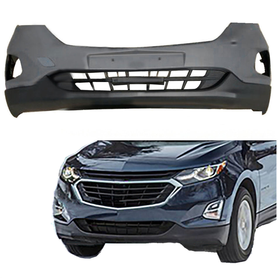 Front bumper Cover Replacement Integrated Fit for Chevy Chevrolet Equinox 2018 2019