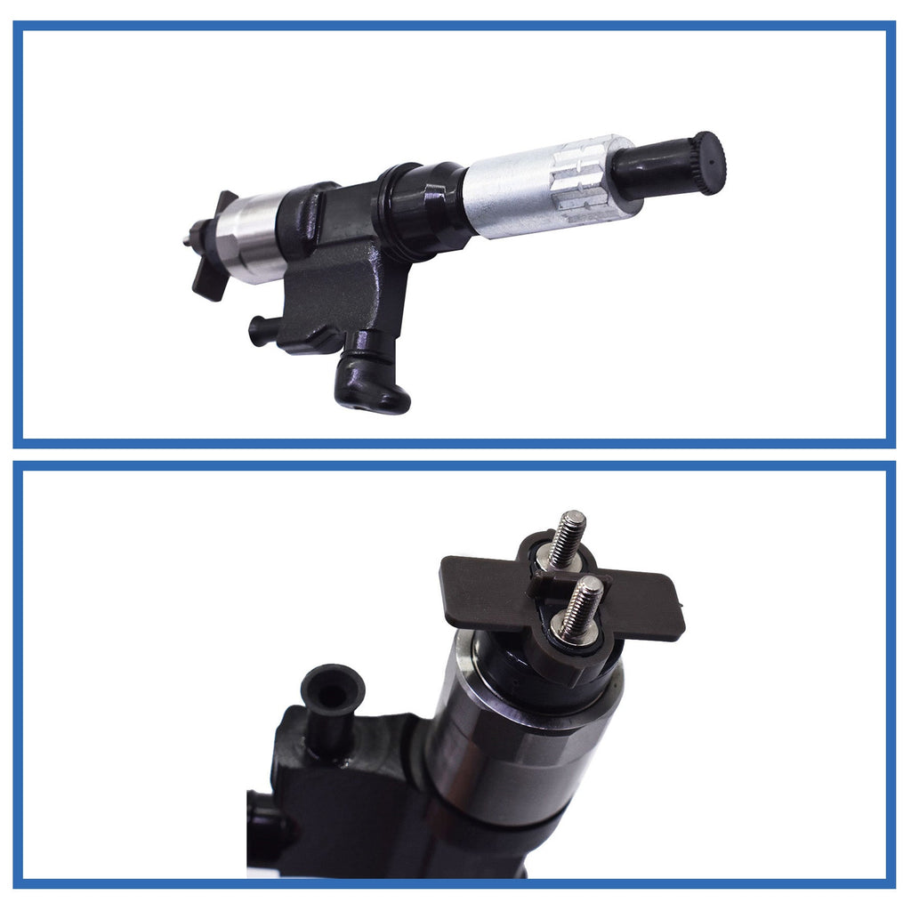 4* Fuel Injector 4HK1 fit for NJ Isuzu NPR NPR-HD Diesel 2001-2007 095000-5471 Lab Work Auto