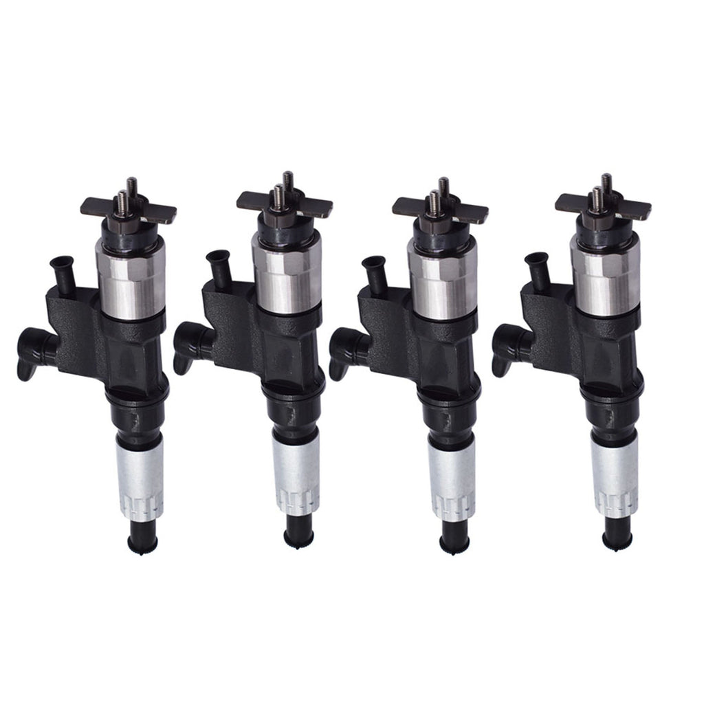 4* Fuel Injector 4HK1 fit for NJ Isuzu NPR NPR-HD Diesel 2001-2007 095000-5471 Lab Work Auto