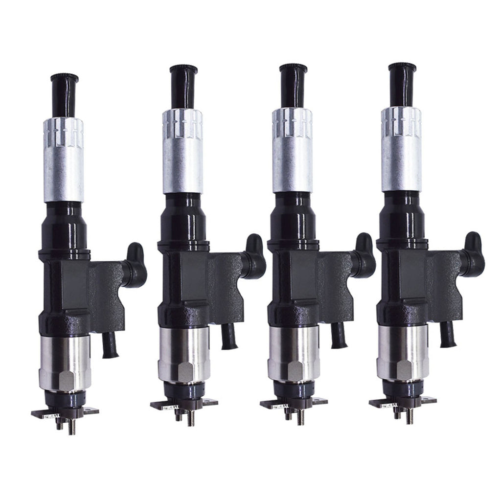 4* Fuel Injector 4HK1 fit for NJ Isuzu NPR NPR-HD Diesel 2001-2007 095000-5471 Lab Work Auto