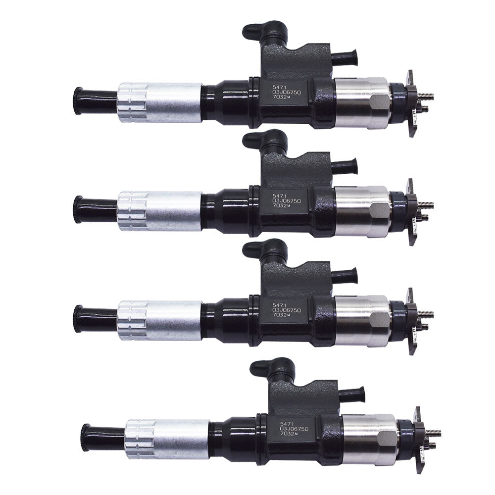 4* Fuel Injector 4HK1 fit for NJ Isuzu NPR NPR-HD Diesel 2001-2007 095000-5471 Lab Work Auto