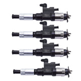 4* Fuel Injector 4HK1 fit for NJ Isuzu NPR NPR-HD Diesel 2001-2007 095000-5471