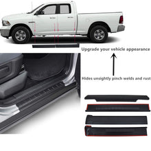 Load image into Gallery viewer, 4 X For Chevrolet Silverado / Sierra Crew Cab Rocker Panel Guard Cover Trim Lab Work Auto