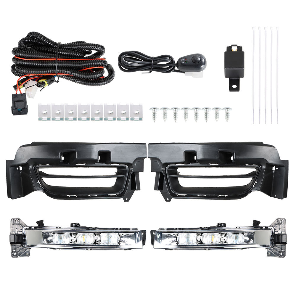 Labwork Fog Light Bumper Lamp For 2015-2020 Dodge Charger w/Switch LED