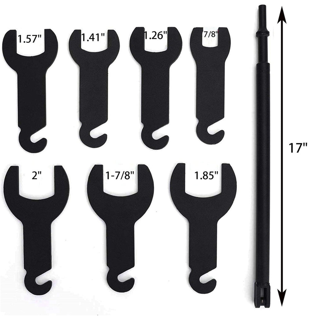 43300 For Ford/GM/Chrysler/Jeep Pneumatic Fan Clutch Wrench Set Removal Tool Kit Lab Work Auto