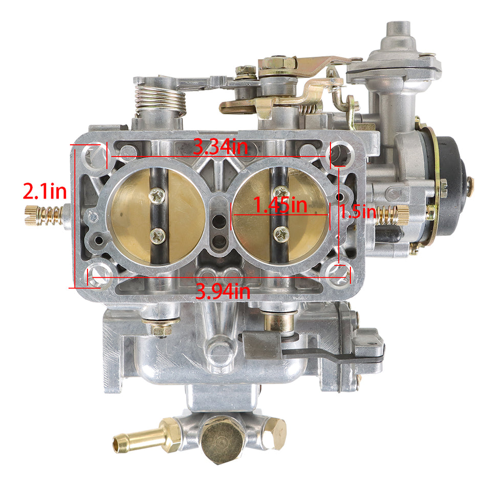 Universal Carburetor For FIAT RENAULT FORD VW 4C 38x38 2 Barrel 38/38