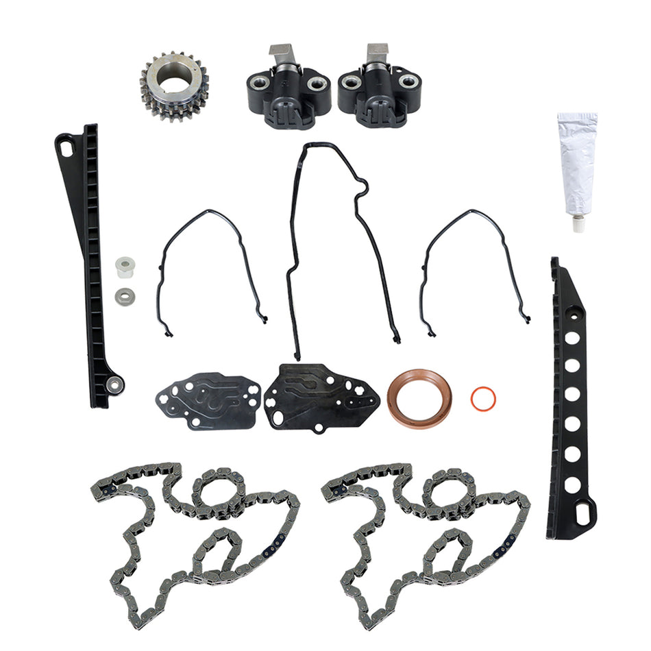 labwork Timing Chain Kit Timing Cover Gaskets 5L3Z-6268-A Replacement for Ford Expedition F250 F350 Super Duty 5.4L