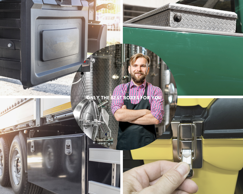 49" Heavy Duty Aluminum Tool Box Pickup Truck Trailer Storage Underbody+Handle Lab Work Auto