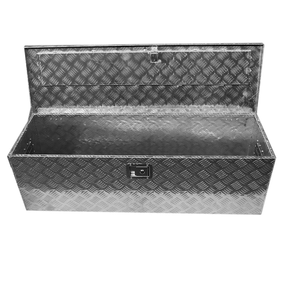 49" Heavy Duty Aluminum Tool Box Pickup Truck Trailer Storage Underbody+Handle Lab Work Auto