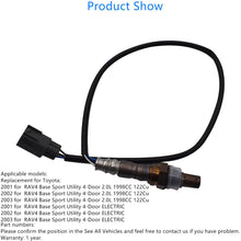 Load image into Gallery viewer, 4Pcs Air Fuel Ratio Oxygen Sensor O2 Complete for 2001-2003 TOYOTA RAV4 Lab Work Auto