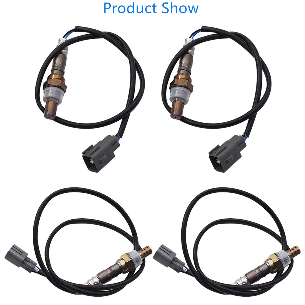 4Pcs Air Fuel Ratio Oxygen Sensor O2 Complete for 2001-2003 TOYOTA RAV4 Lab Work Auto