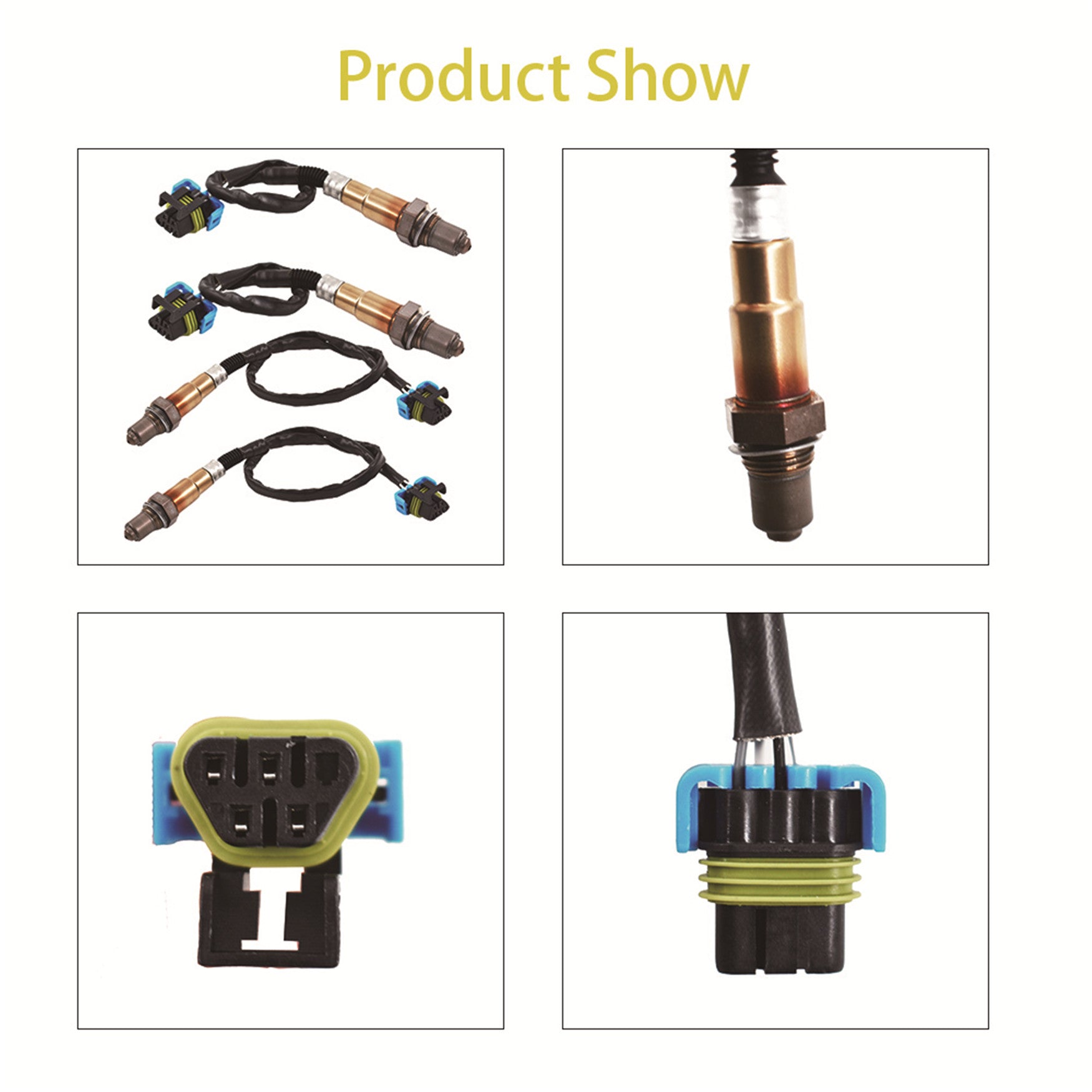 4X O2 Oxygen Sensor for 2009-2011 Chevrolet Traverse GMC Acadia Enclave 3.6L Lab Work Auto