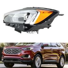 Load image into Gallery viewer, Driver Left Headlight Lamp Full LED w/ DRL Black Housing For 2019-2021 Ford Edge