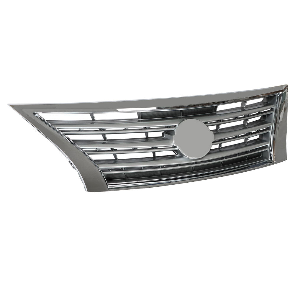 Labwork Front Upper Grille w/2 Supports For 2013-2015 Nissan Sentra Chrome