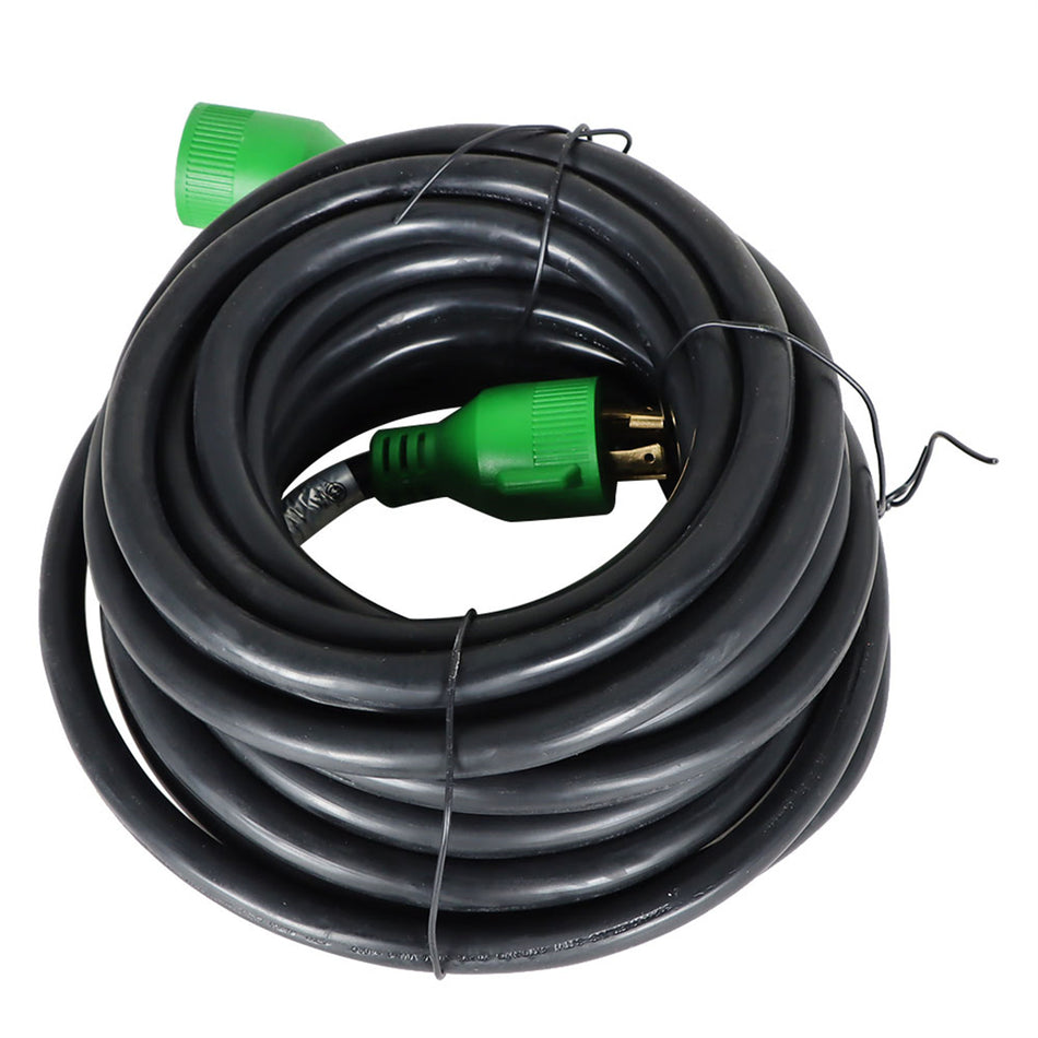 labwork 30A 40 Feet Generator Extension Cord L14-30P to L14-30R 125/250V Up to 7500W 10 Gauge SJTW Generator Cord 4 Prong