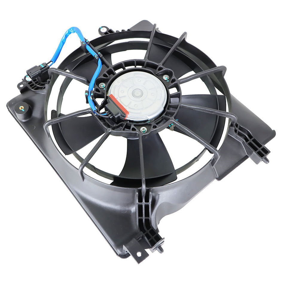 labwork Driver Side A/C AC Condenser Radiator Cooling Fan Replacement for 2012-2015 Honda Civic 2013-2017 Acura ILX