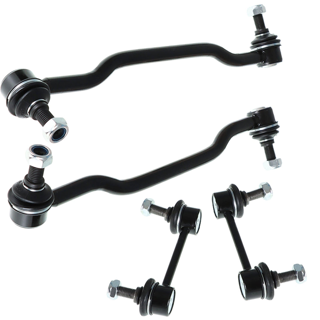 4pc For Nissan Altima Maxima Front & Rear Stabilizer Sway Bar End Link Kit Lab Work Auto