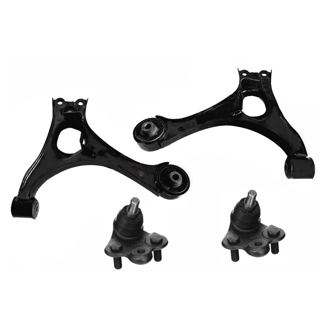 4pc Front Lower Control Arm Set Ball Joints for Honda Civic Acura CSX 2006-2011 Lab Work Auto