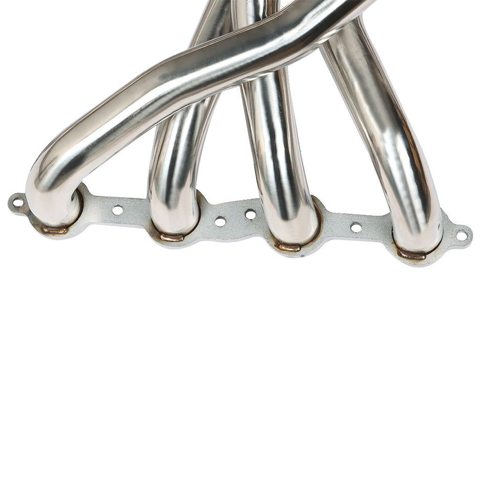 4pcs Exhaust Manifold Headers & X Pipe For 05-12 Corvette LS2 LS3 6.0/6.2/7.0L Lab Work Auto