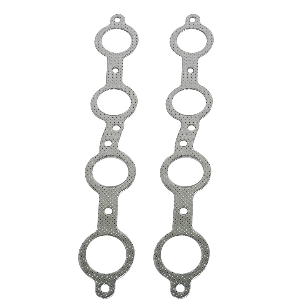 4pcs Exhaust Manifold Headers & X Pipe For 05-12 Corvette LS2 LS3 6.0/6.2/7.0L Lab Work Auto