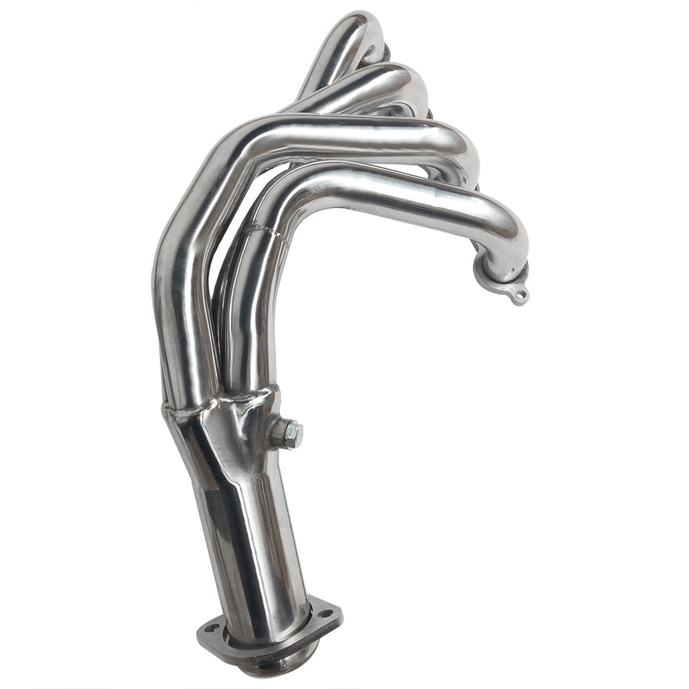 4pcs Exhaust Manifold Headers & X Pipe For 05-12 Corvette LS2 LS3 6.0/6.2/7.0L Lab Work Auto
