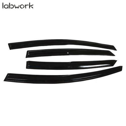 4pcs Window Visors Deflector Vent Sun Rain Guard Shade For Ford Fusion 2013-2020 Lab Work Auto