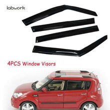 Load image into Gallery viewer, 4x Window Visors Vent Sun Wind Guard Deflector For 2008 2009 2010-2013 Kia Soul Lab Work Auto